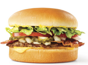 Whataburger Jr. with Bacon & Cheese guide to eating out without affecting your waist line.