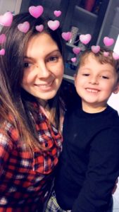 My Valentine's Day partner Skinny Alfredo Sauce making partner in crime!