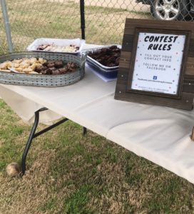 Famous Chocolate Chip Fudge Brownies at Fundaraiser