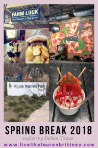 Spring Break 2018 Dallas, TX Pinterst