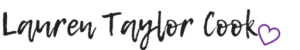 Signature for Lauren Taylor Cook Blog
