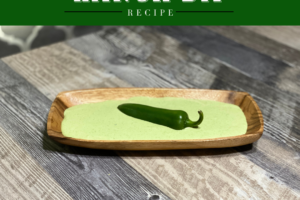 Creamy Jalapeno Cilantro Ranch Dip