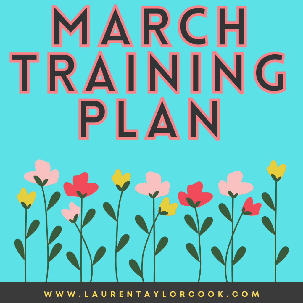 MARCH 2022 TRAINING PLAN FEATURED