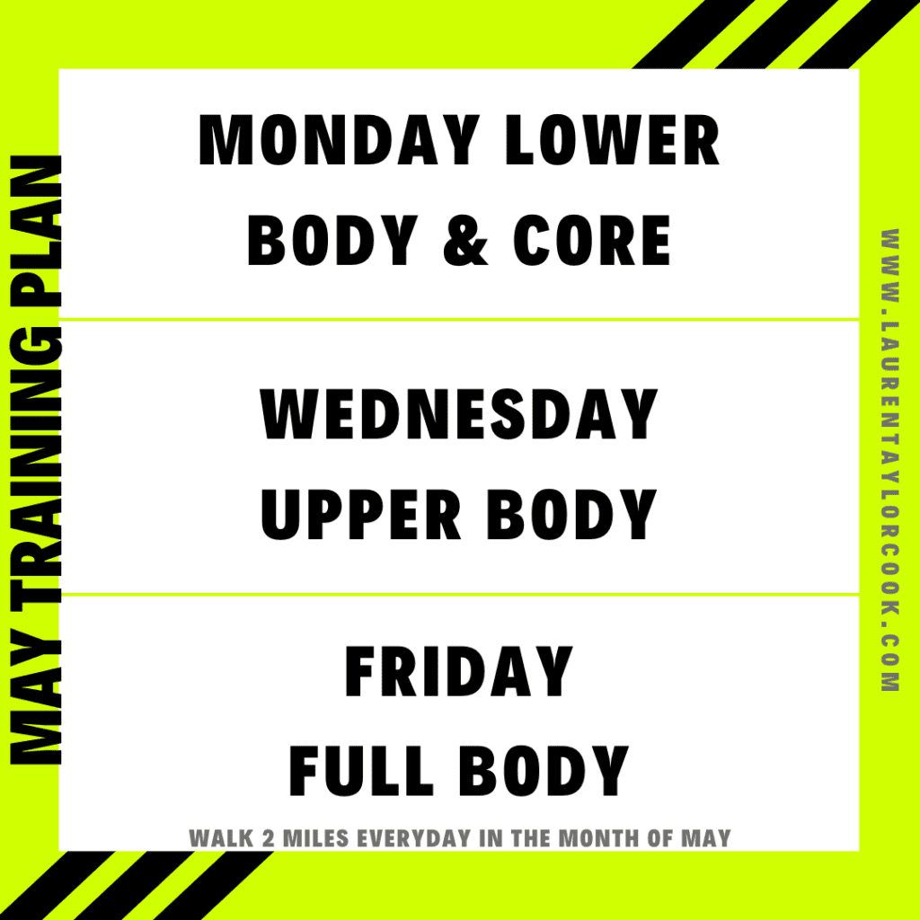 May Training Plan