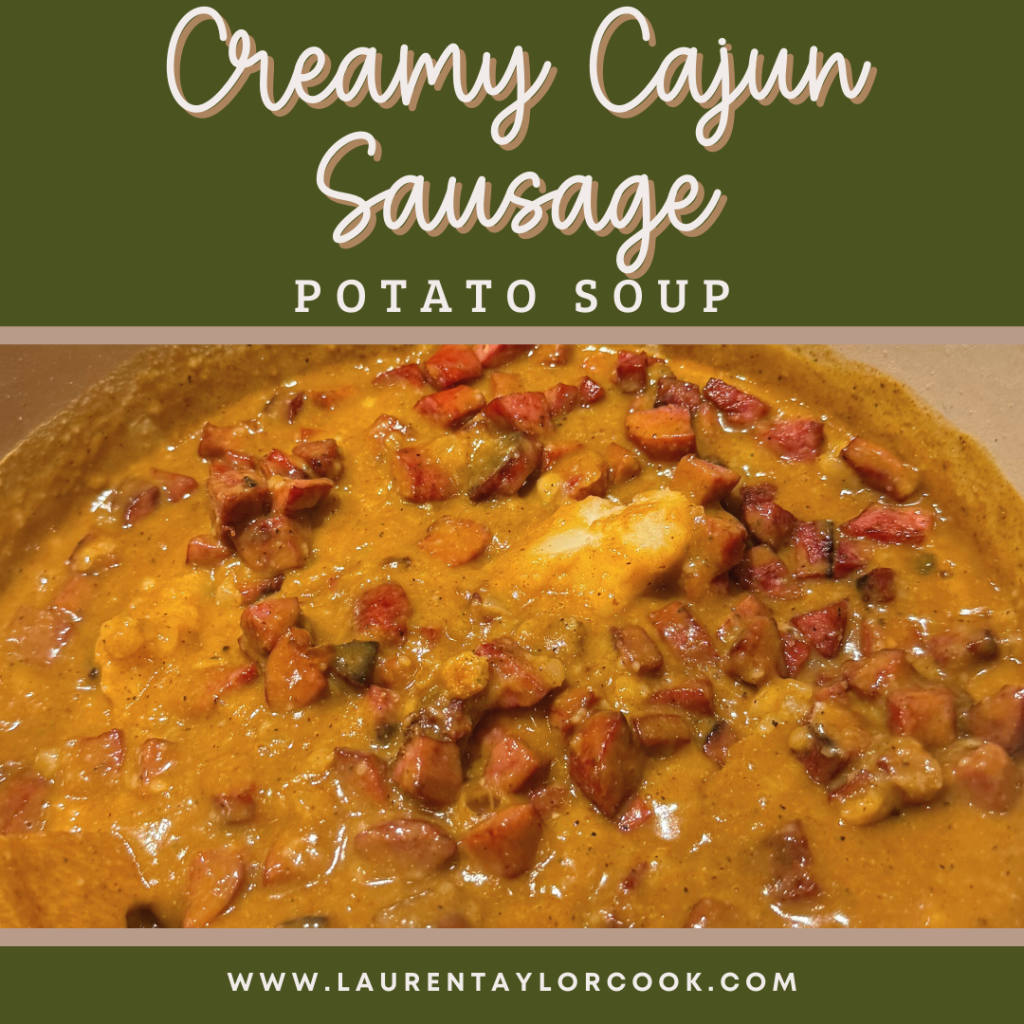 Creamy Cajun Potato Soup (One Pot Meal)