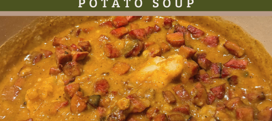Creamy Cajun Potato Soup (One Pot Meal)