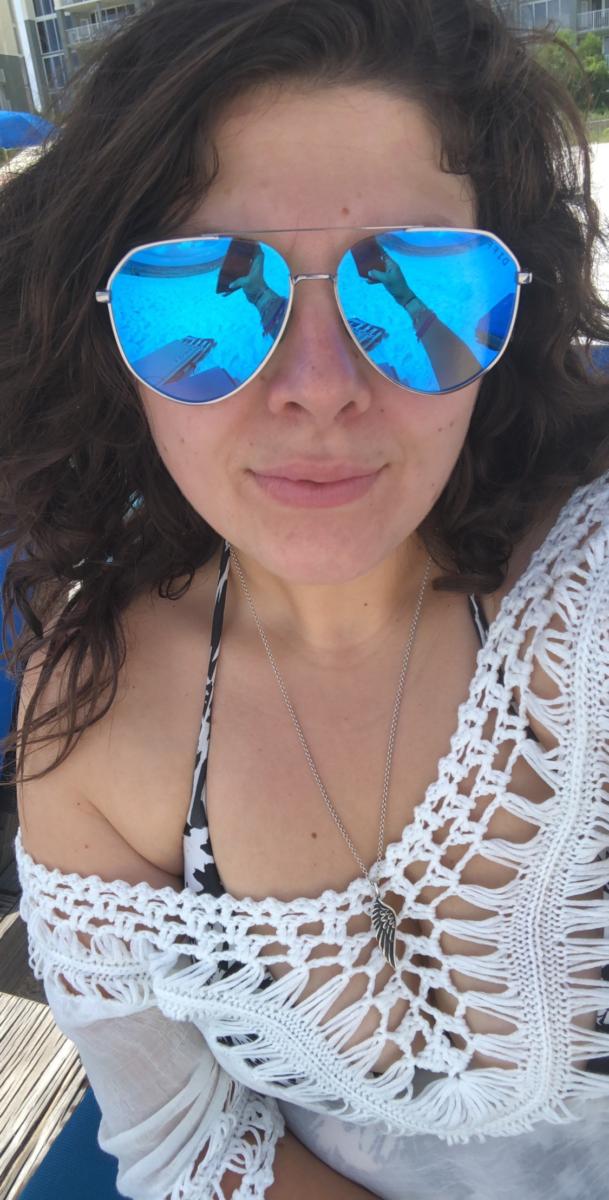 Soaking up the rays on the Gulf Coast.