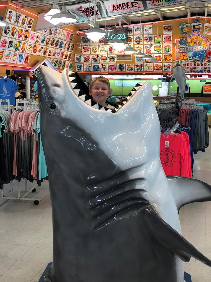 Out doing a little shopping!