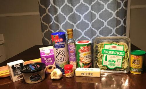 Skinny Alfredo Ingredients