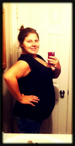 7 months pregnant with Brody